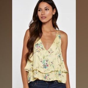 Lovestitch Double Layer Floral Tank